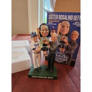 NIB SGA St Paul Saints MILB AAA Bobblehead Sister Rosalind Ros Gefre Nun Twins